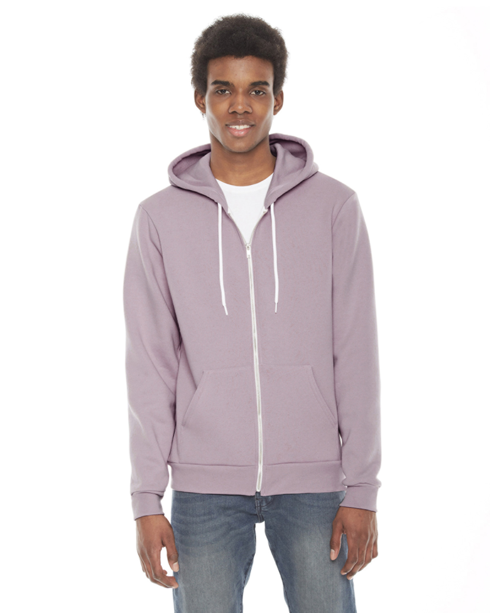 American Apparel F497 - Unisex Flex Fleece Zip Hoodie - Friendly Arctic ...