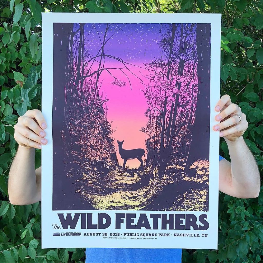 Screen Printed Posters Friendly Arctic Printing Design