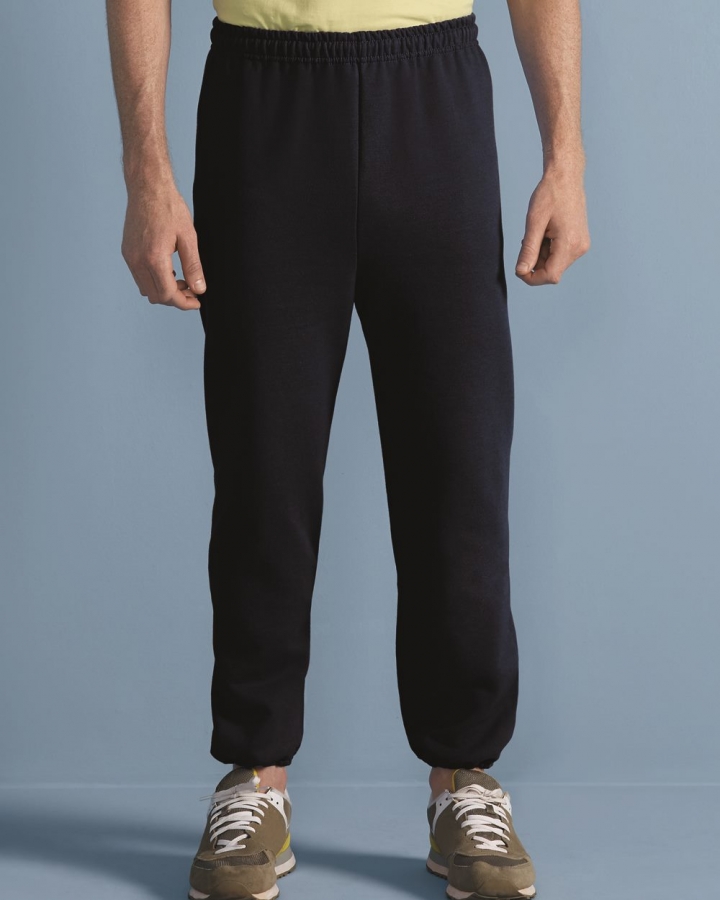 white sweatpants gildan